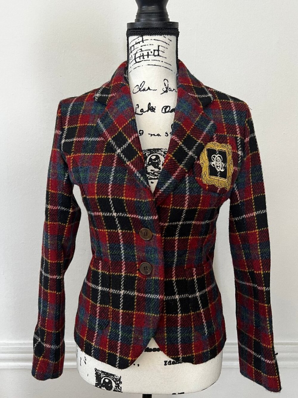 Sexy Dynamite London wool tartan jacket